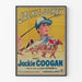 Vintage-Poster Jackie Jockey Sportliche Wanddekoration