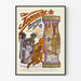 Vintage-Poster Jaenecke Druckfarbe und lithografische Farben