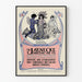 Vintage-Werbeplakat Laenecke Printing Ink Co. im Stil des Jugendstils