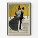 Vintage-Art-déco-Poster von Jaenecke Bros & Fr. Schneemann Druckfarben