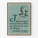 Vintage-Poster Jeanne d’Arc Historisches Zitat
