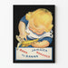 Vintage-Baby- und Bananen-Jamaica-Bananer-Poster Wanddekoration