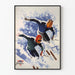 Vintage-Ski-Poster Jantzen - Sportliche Wanddekoration