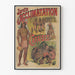 Vintage-Poster Jardin d'Acclimatation Karibik Wanddekoration