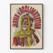 Vintage-Poster Jardin d'Acclimatation mit exotischem Porträt