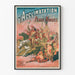 Vintage-Poster Jardin Zoologique d'Acclimatation Peaux Rouges