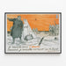 Vintage-Kriegs-Poster – Hochzeit an der Front — gerahmtes Bild an der Wand
