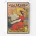 Poster Jean Fayard Pianos Musik - Vintage-Musik Wanddekoration