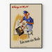 Vintage-Poster Jenny on the Job mit üppigem Essen