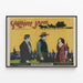 Vintage-Poster Salomy Jane Wanddekoration im Retro-Stil — gerahmtes Bild an der Wand