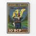 Vintage-Militärposter Junge Frankreich 10. BCP Neuville-sur-Ain