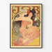 Vintage-Dekorationsposter Job von Mucha für elegante Wandgestaltung