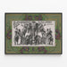 Vintage-Poster John Robinson’s 10 große Shows: Gut erzogene Elefanten — gerahmtes Bild an der Wand