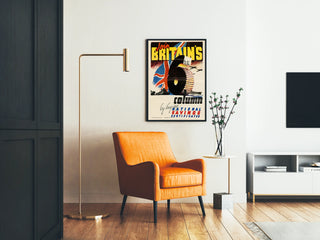 Vintage-Poster mit patriotischem Motiv „Join Britain’s Column“