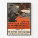 Vintage-Poster Join the Army Air Service - Historische Wanddekoration