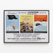 Vintage-Poster Serie Junior Abenteuer und Erkundung — gerahmtes Bild an der Wand