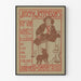Vintage-Poster Rip Van Winkle von Joseph Jefferson – Künstlerische Wanddekoration