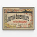 Vintage-Poster Journal einer Trennung René Maizeroy — gerahmtes Bild an der Wand