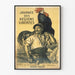 Vintage-Poster Tag der Befreiten Regionen Arbeit und Sieg