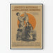 Vintage-Poster zum Tag der Muttertag für Großfamilien