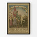 Historisches Wandposter von Józef Piłsudski auf dem Pferd
