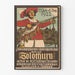 Vintage-Poster vom Schießfest der Schützengesellschaft Solothurn 1922