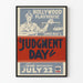 Vintage-Poster Hollywood Playhouse Gerichtstag