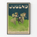 Jugend-Poster Wanddekoration im Vintage-Stil Art Nouveau