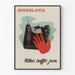 Vintage-Wandposter 'Hitlers Stau' - Jugoslawien