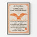 Vintage-Poster National War Savings Day - Patriotische Wanddekoration