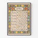 Vintage-Poster Kalender April 1896 im Jugendstil