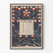 Kalenderposter Januar 1896 im Vintage-Botanischen Stil