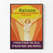 Vintage-Poster Kalzana - Retro- und Energetisierende Wanddekoration