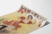 Vintage-Poster Kam-Elia Tänzerin in rotem Kleid