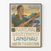 Vintage-Poster Kantonales Schützenfest Langnau 1906 Wanddekoration