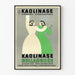Vintage-Werbeplakat Kaolinase Belladonée für die Wanddekoration