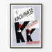 Vintage-Werbeplakat Kaolinase Belladonée