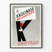Vintage-Werbeplakat Kaolinase Belladonée
