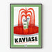 Vintage-Poster KAVIase Becken-Décongestiv - Retro-Wanddekoration