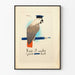 Vintage-Poster Papagei mit Matrosenmütze Keep It Under Your Hat