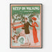 Vintage-Poster Keep on Walking Irving Berlin
