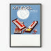 Vintage-Werbeplakat Kélédol lindert den Schmerz