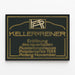 Vintage-Poster Keller und Reiner - Eröffnung der Ausstellung Potsdamerstraße — gerahmtes Bild an der Wand
