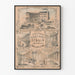 Vintage-Poster von Keystone Marble Works Philadelphia für Wanddekoration