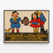 Vintage-Kinderball-Poster – Bunte Wanddekoration für Kinder — gerahmtes Bild an der Wand