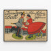 Vintage-Poster Kinderball Der bösen Buben 1905 — gerahmtes Bild an der Wand