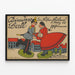 Vintage-Poster Kinderball Der Bösen Buben 1905 – Retro-Wanddekoration — gerahmtes Bild an der Wand