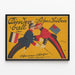 Vintage-Poster Kinderball Der Bösen Buben — gerahmtes Bild an der Wand