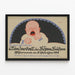 Vintage-Poster Baby Weinerlich Wanddekoration — gerahmtes Bild an der Wand