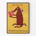 Vintage-Poster Kinderboekenweek 1958 zur Wanddekoration für Kinder